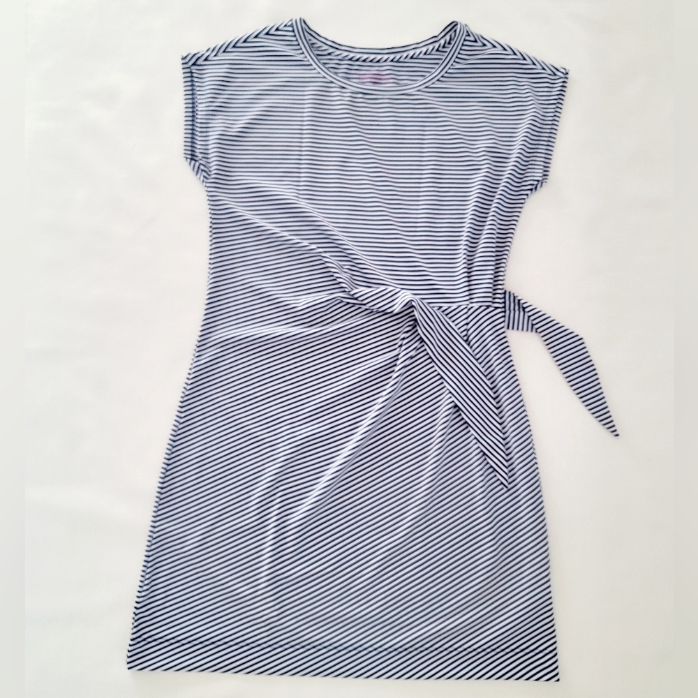 Vineyard Vines Women's Bleu & White Striped Dress, Size M - Picture 6 of 12